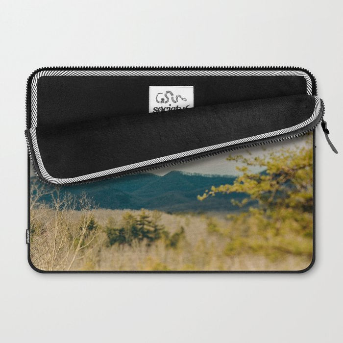 Early Spring in the Mountains north carolina blue ridge landscape photograph Laptop Sleeve Gallery Image 2