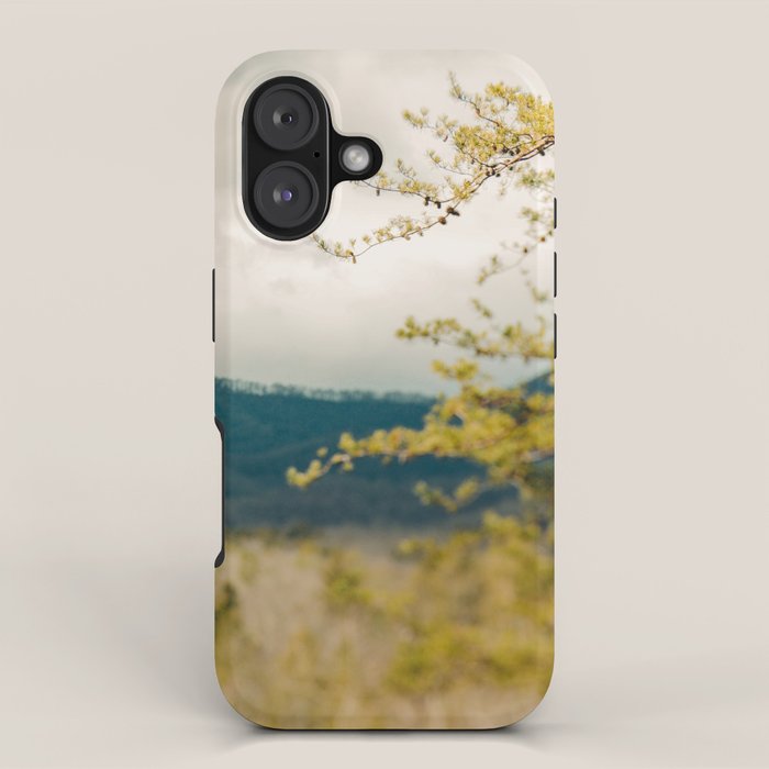 Early Spring in the Mountains north carolina blue ridge landscape photograph iPhone Case Gallery Image 1