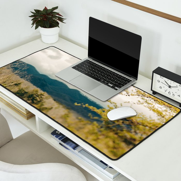 Early Spring in the Mountains north carolina blue ridge landscape photograph Desk Mat Gallery Image 2