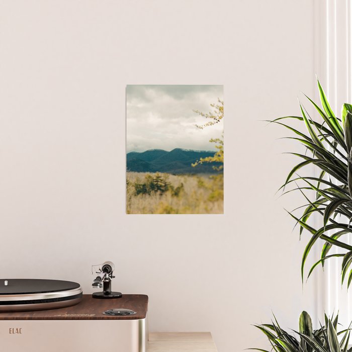 Early Spring in the Mountains north carolina blue ridge landscape photograph Poster Gallery Image 2