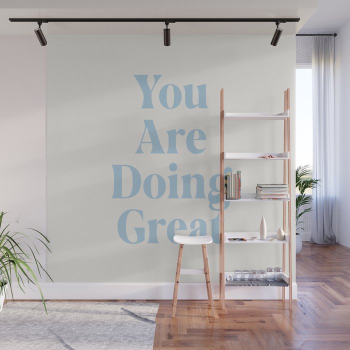 You Are Doing Great Baby Blue Wall Mural Gallery Image 1