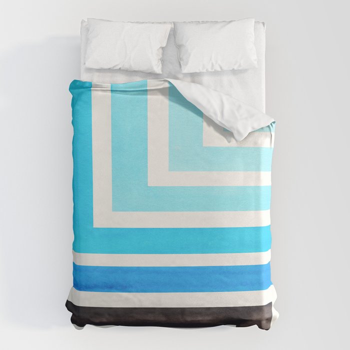 Cerulean Blue Duvet Cover Gallery Image 1