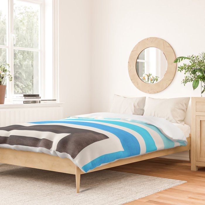 Cerulean Blue Duvet Cover Gallery Image 2
