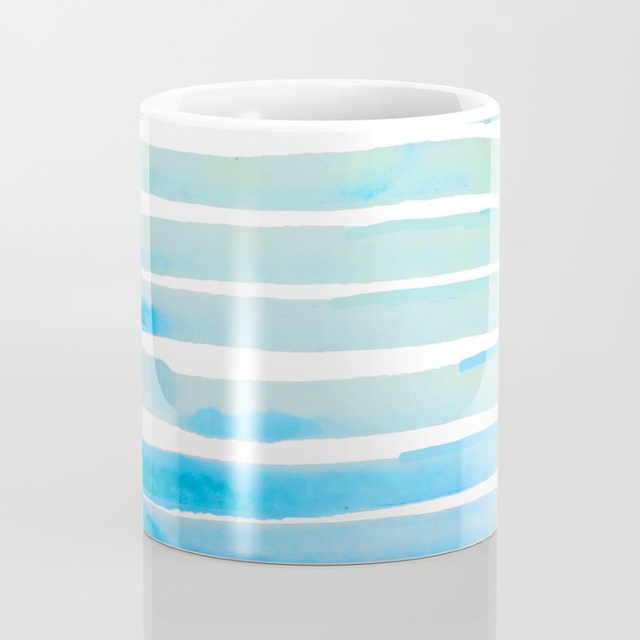 New Year Blue Water Lines Coffee Mug Gallery Image 4