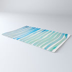 New Year Blue Water Lines Rug Gallery Image 3