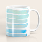 New Year Blue Water Lines Coffee Mug Gallery Image 1