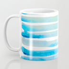 New Year Blue Water Lines Coffee Mug Gallery Image 3