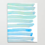 New Year Blue Water Lines Notebook Gallery Image 4