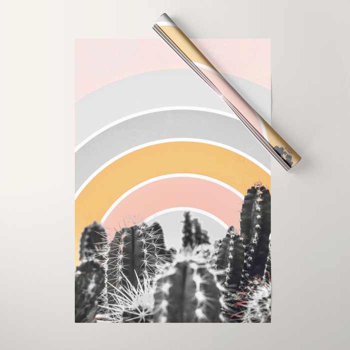 Desert rainbow Wrapping Paper Gallery Image 1