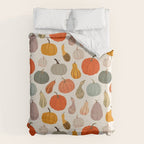 Autumn Pumpkins and Squash Duvet Cover Gallery Image 6