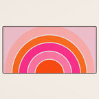 Rainbow sunset Desk Mat Gallery Image 3