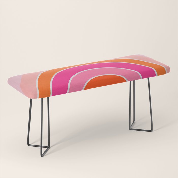 Rainbow sunset Bench Gallery Image 1
