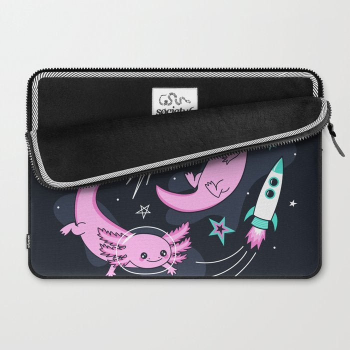 Space Axolotls Laptop Sleeve Gallery Image 2