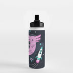 Space Axolotls Water Bottle Gallery Image 2