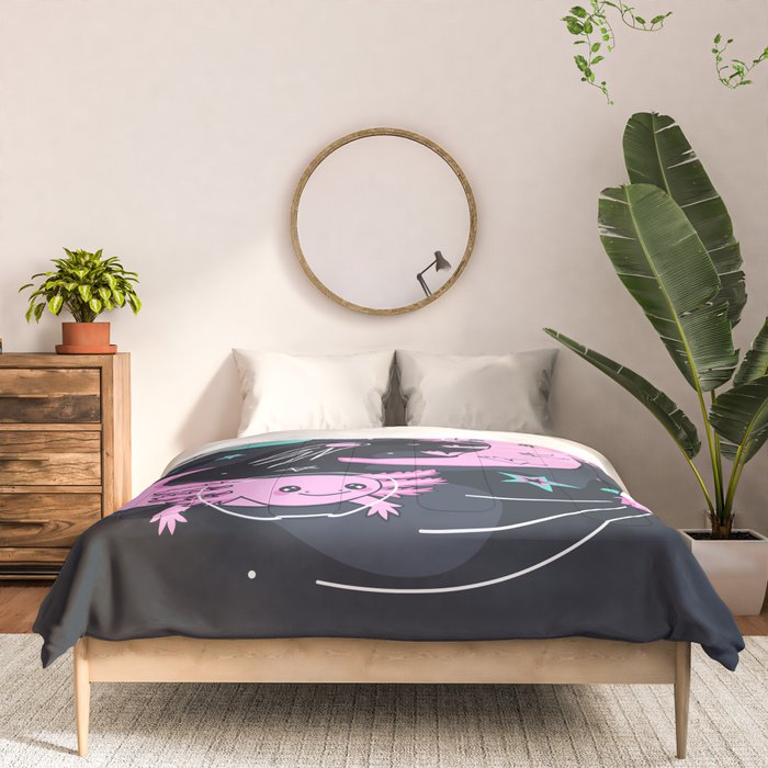 Space Axolotls Comforter Gallery Image 3