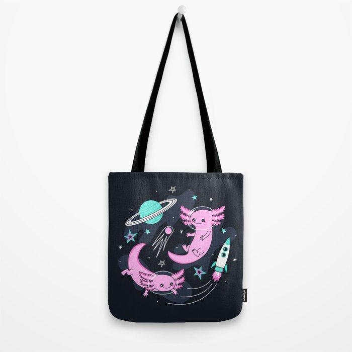 Space Axolotls Tote Bag Gallery Image 2