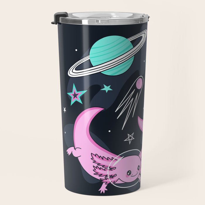 Space Axolotls Travel Mug Gallery Image 3