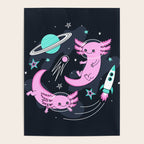 Space Axolotls Poster Gallery Image 4