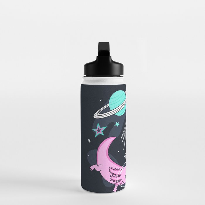Space Axolotls Water Bottle Gallery Image 3