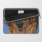 Coper the Golden Retriever Dog Portrait Laptop Sleeve Gallery Image 2
