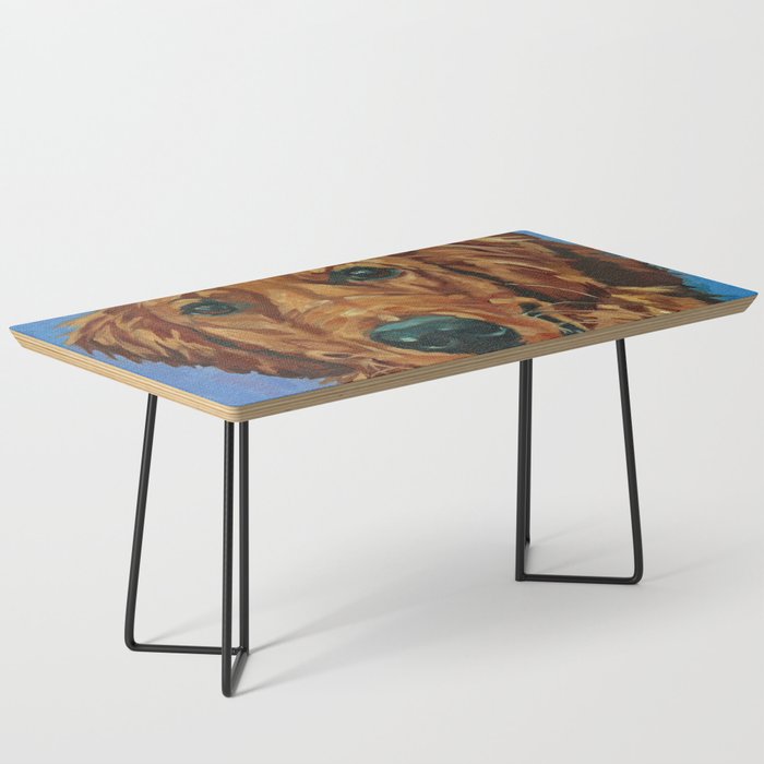 Coper the Golden Retriever Dog Portrait Coffee Table Gallery Image 1