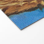 Coper the Golden Retriever Dog Portrait Welcome Mat Gallery Image 2