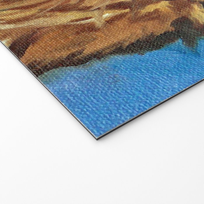 Coper the Golden Retriever Dog Portrait Welcome Mat Gallery Image 2