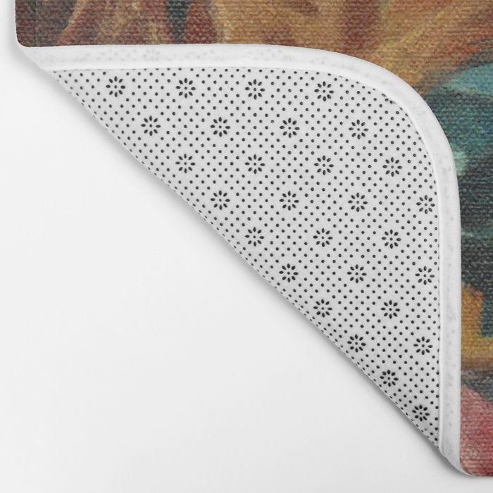 Coper the Golden Retriever Dog Portrait Bath Mat Gallery Image 2