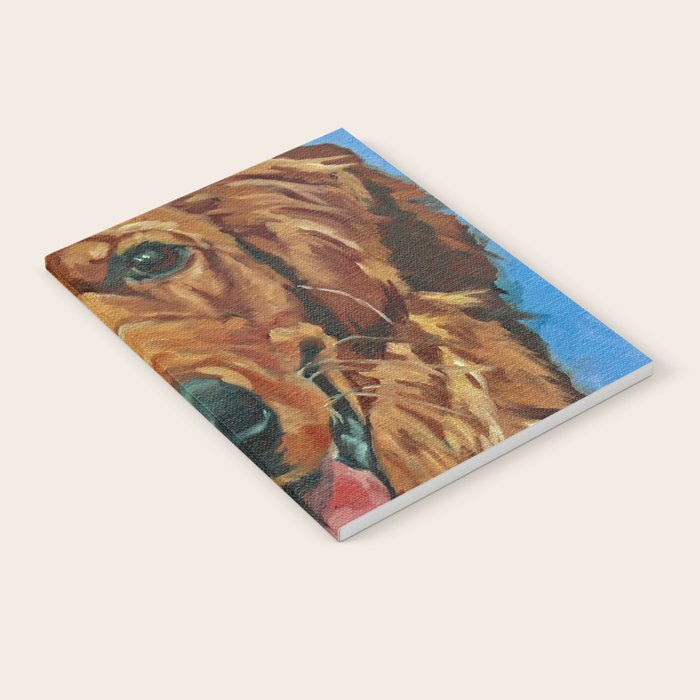 Coper the Golden Retriever Dog Portrait Notebook Gallery Image 2