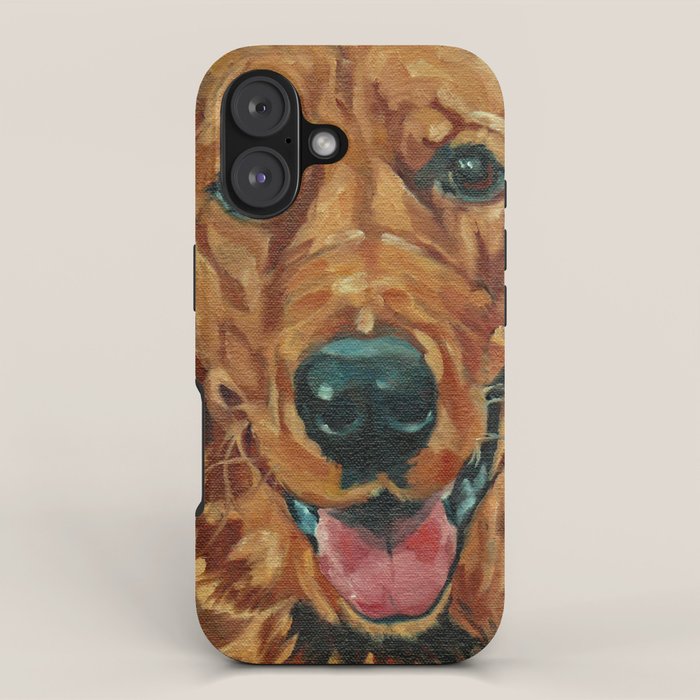 Coper the Golden Retriever Dog Portrait iPhone Case Gallery Image 1