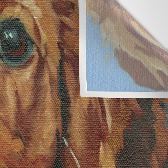 Coper the Golden Retriever Dog Portrait Wall Tapestry Gallery Image 3