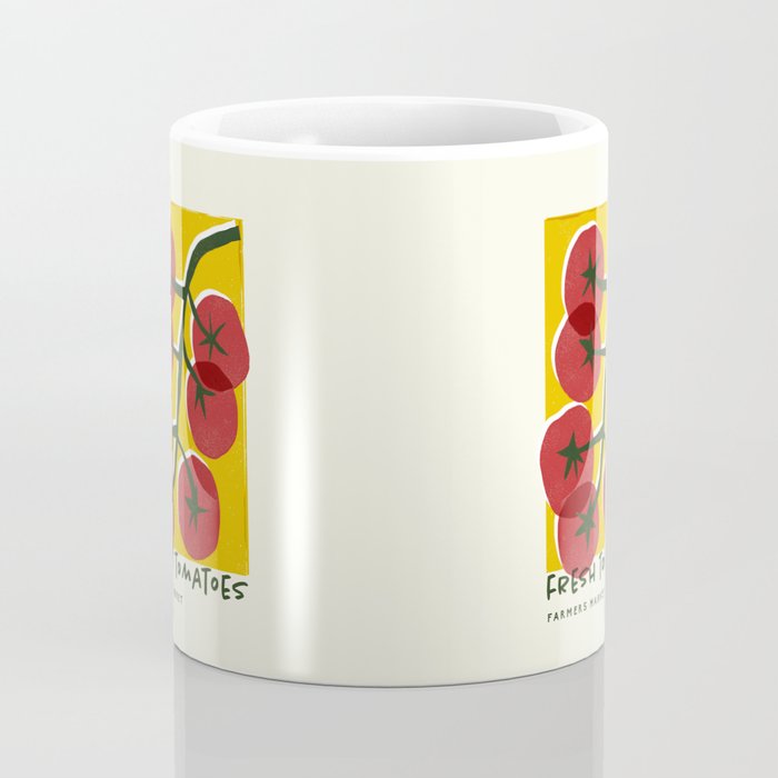 Fresh Tomatoes, Farmers Market Coffee Mug Gallery Image 4
