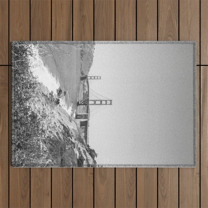 GOLDEN GATE BRIDGE IV / San Francisco, California Outdoor Rug Gallery Image 1