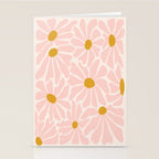 Big Groovy Flower - Light Pink Pastel Stationery Card Gallery Image 2