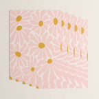 Big Groovy Flower - Light Pink Pastel Wrapping Paper Gallery Image 3