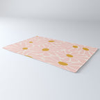 Big Groovy Flower - Light Pink Pastel Rug Gallery Image 3