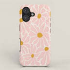 Big Groovy Flower - Light Pink Pastel iPhone Case Gallery Image 1