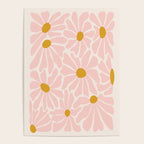 Big Groovy Flower - Light Pink Pastel Poster Gallery Image 4
