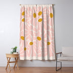 Big Groovy Flower - Light Pink Pastel Window Curtain Gallery Image 5
