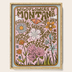 Montana Wildflowers Serving Tray Gallery Image 1