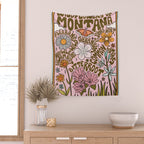 Montana Wildflowers Wall Tapestry Gallery Image 2