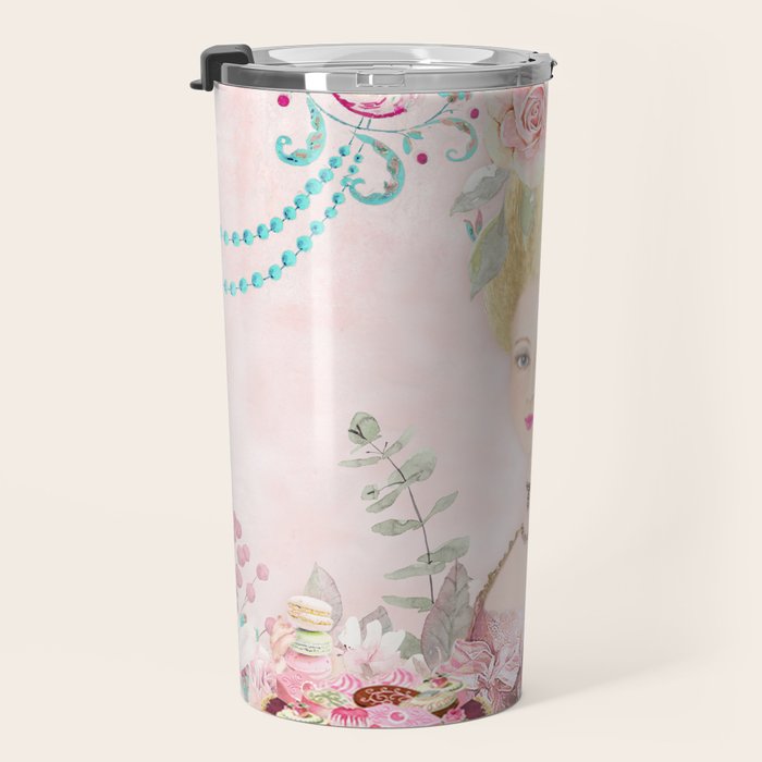 Marie Antoinette Flower Tea Travel Mug Gallery Image 3