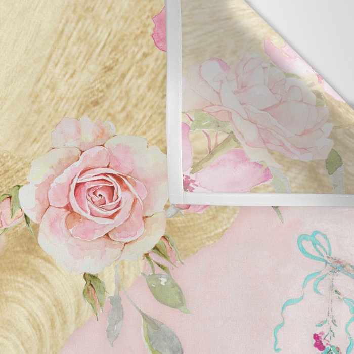 Marie Antoinette Flower Tea Wall Tapestry Gallery Image 3