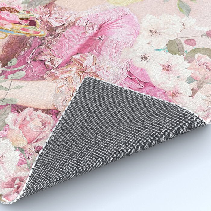 Marie Antoinette Flower Tea Rug Gallery Image 4
