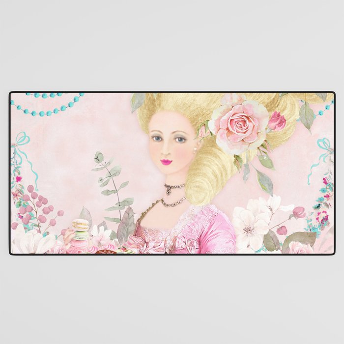 Marie Antoinette Flower Tea Desk Mat Gallery Image 3