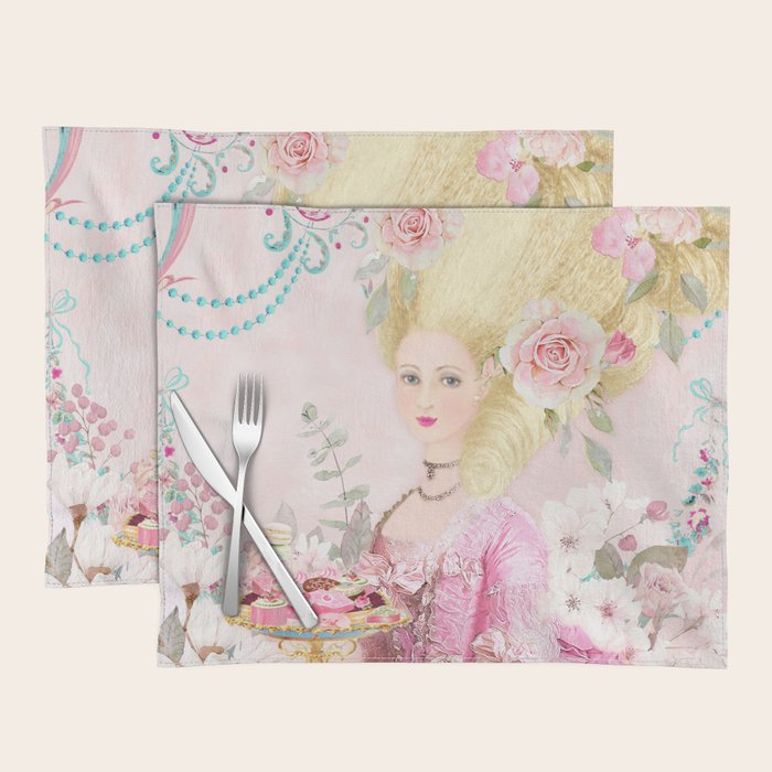 Marie Antoinette Flower Tea Placemat Gallery Image 1