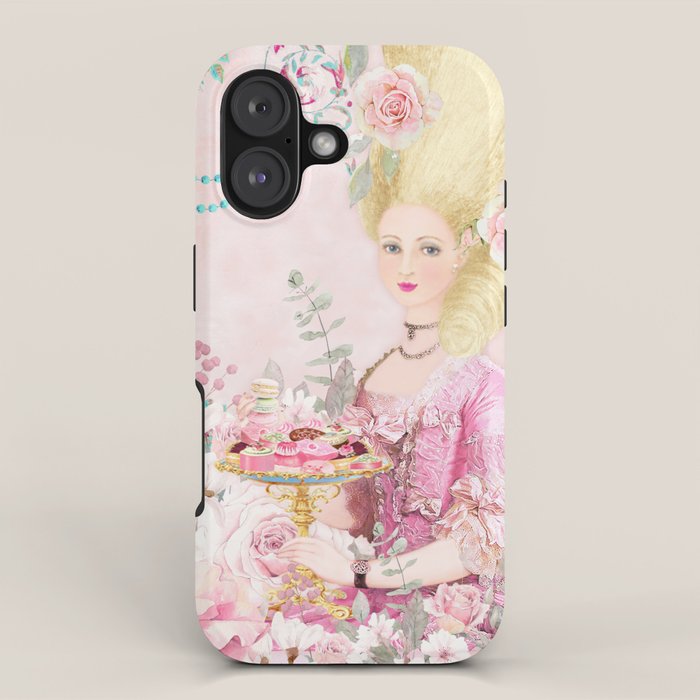 Marie Antoinette Flower Tea iPhone Case Gallery Image 1