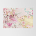 Marie Antoinette Flower Tea Rug Gallery Image 2