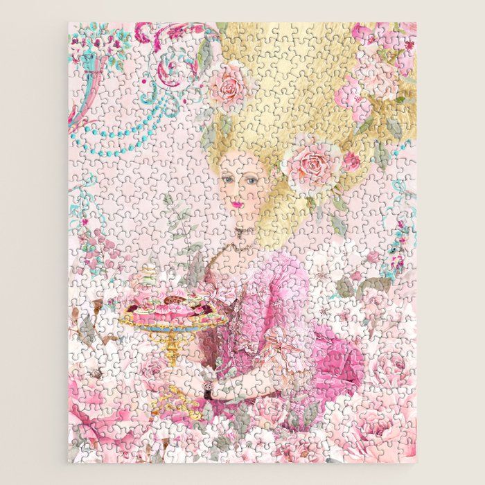 Marie Antoinette Flower Tea Jigsaw Puzzle Gallery Image 1