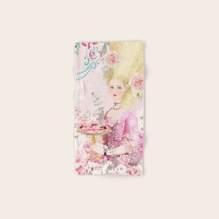Marie Antoinette Flower Tea Bath Towel Gallery Image 1